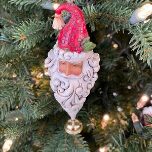 Jim Shore Santa Ornament NEW with tags